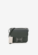 Constance 18 in Vert Mangrove Epsom Leather with Enamel Hardware