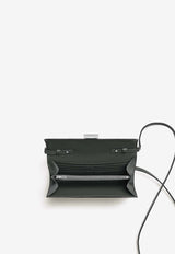 Constance To Go Wallet in Vert Mangrove Epsom with Palladium Hardware
