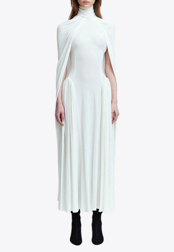 16ARLINGTON Rao Jersey Midi Dress D-486-AW24JERSEY BIANCOWHITE