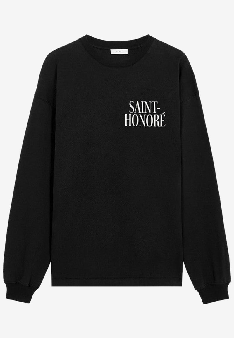 1989 Studio Saint-Honoré Printed Sweatshirt D07.11CO/N_1989-BLK