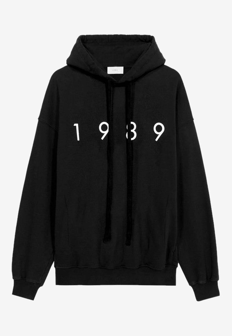 1989 Studio 1989 Print Hooded Sweatshirt Black D07.16CO/N_1989-BLK