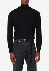 Drumohr Wool High-Neck Sweater Black D0D104LWO/R_DRUMH-690