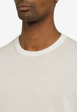 Drumohr Basic Crewneck T-shirt White
