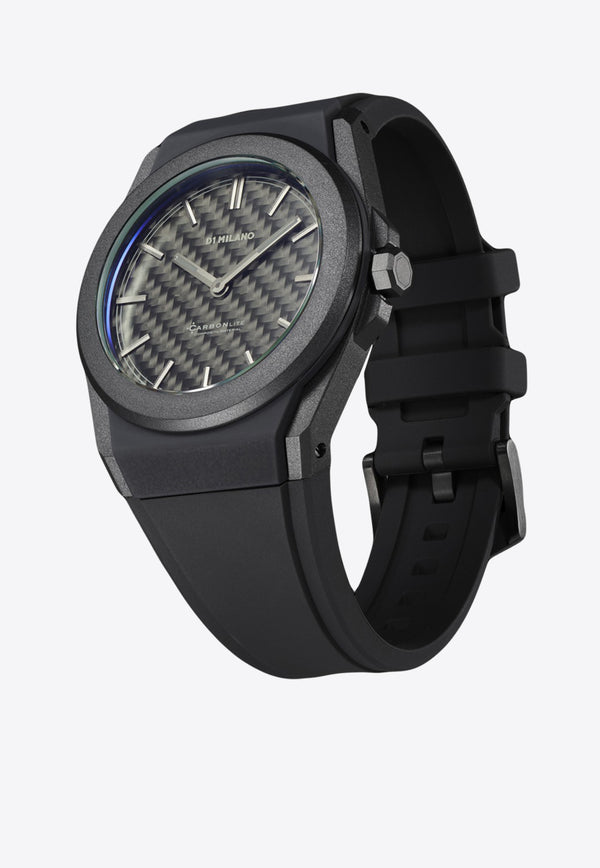 D1 Milano Carbonlite 40.5 mm Watch D1-CLRJ01BLACK