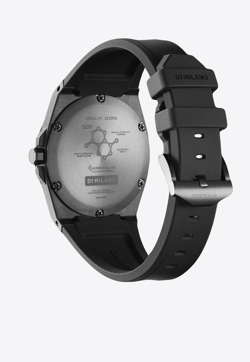 D1 Milano Carbonlite 40.5 mm Watch D1-CLRJ03BLACK