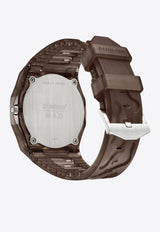 D1 Milano X Mad Terra Transparent Watch Brown D1-MDRJ06BROWN