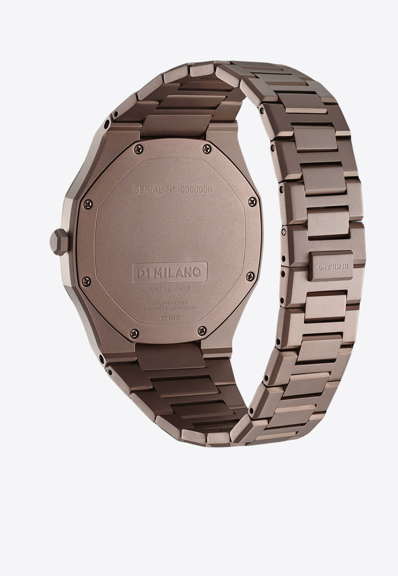 D1 Milano Ultra Thin Bracelet 40 mm Watch D1-UTBJ10BROWN