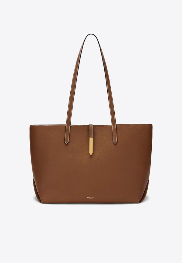 DeMellier London The Tokyo Grained Leather Tote Bag Brown D102TAN