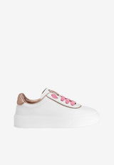 Dolce & Gabbana Kids Girls DG Girlie Up Low-Top Sneakers White D11378 AD643 8W151