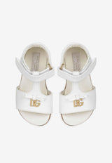 Dolce & Gabbana Kids Baby Girls DG Patent Leather Sandals D20082 A1328 87682 White