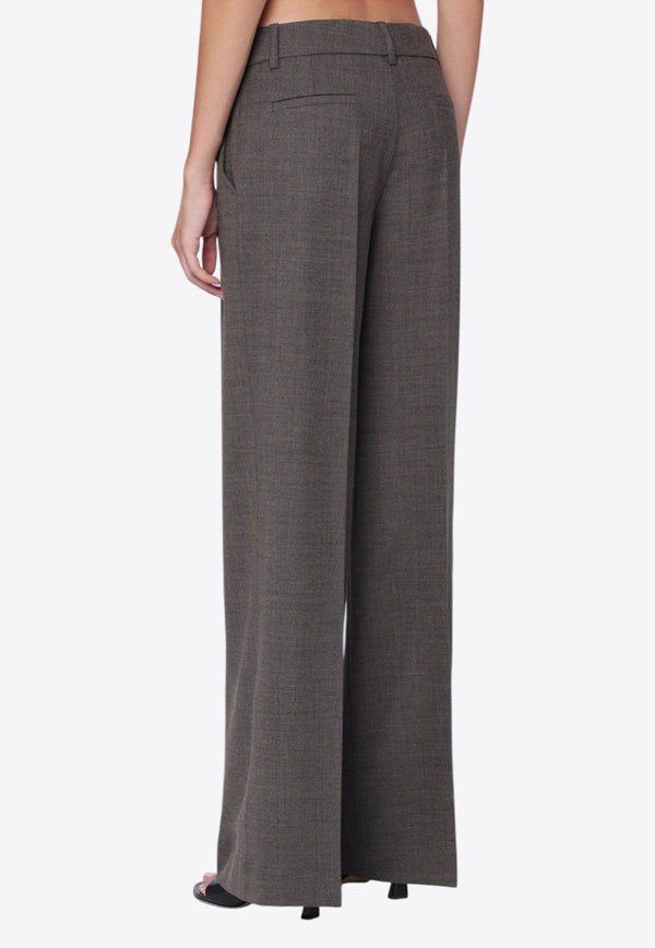 P.A.R.O.S.H Wide-Leg Wool-Blend Tailored Pants Gray D231491PL/R_PAROS-024
