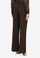P.A.R.O.S.H Classic Tailored Pants Dark Brown D232214VI/O_PAROS-086