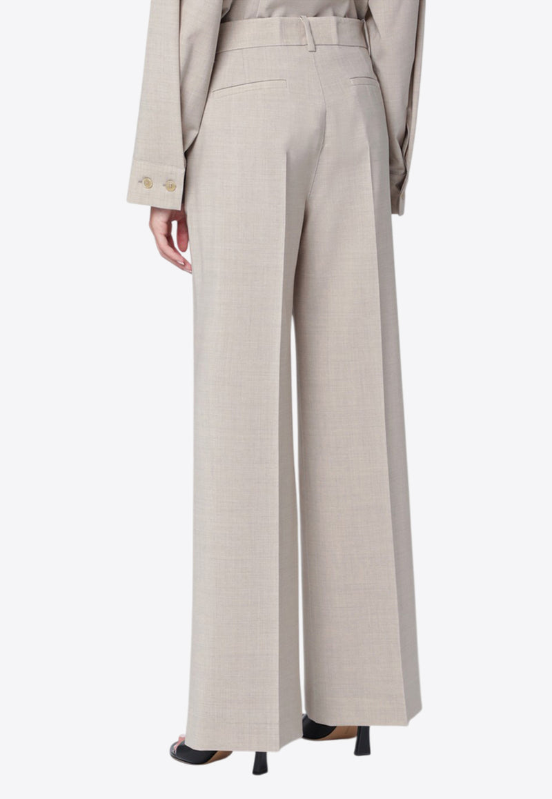 P.A.R.O.S.H Wide Wool Tailored Pants Bone D232245WO/R_PAROS-038