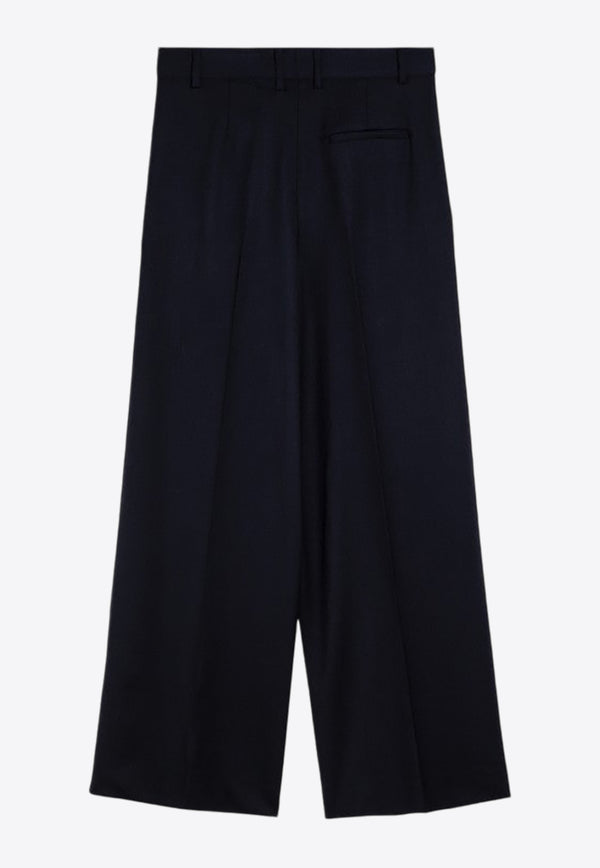 P.A.R.O.S.H Wide-Leg Wool Tailored Pants Blue D232303WO/P_PAROS-012