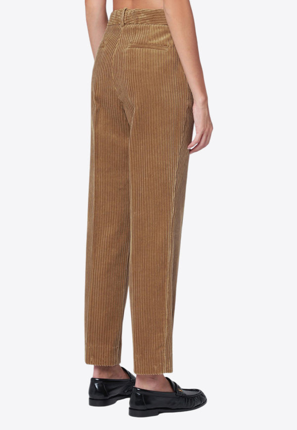 P.A.R.O.S.H Straight-Leg Corduroy Pants Camel D232456CO/R_PAROS-006