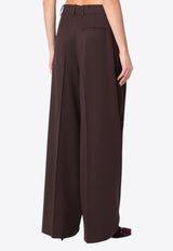 P.A.R.O.S.H Palazzo Tailored Pants Brown D232492WO/R_PAROS-086