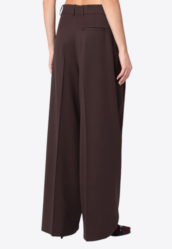 P.A.R.O.S.H Palazzo Tailored Pants Brown D232492WO/R_PAROS-086
