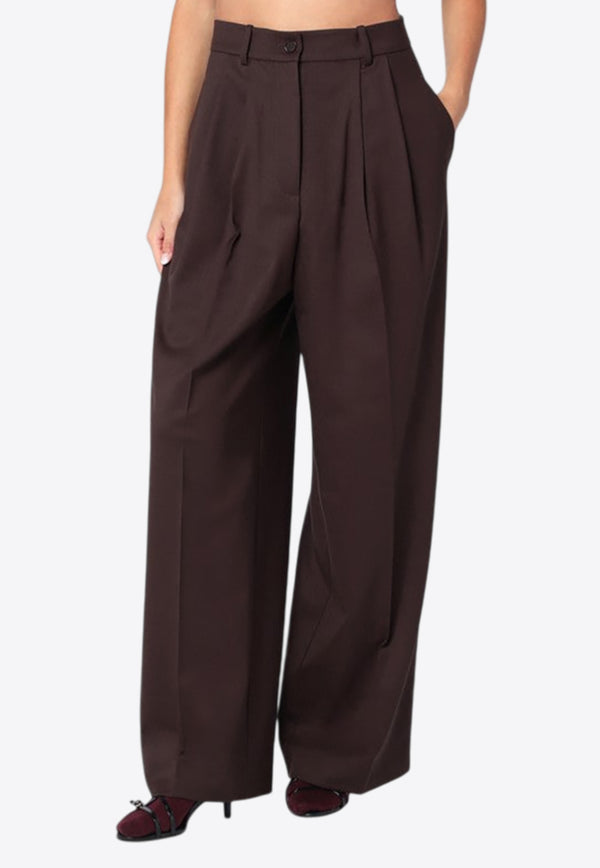 P.A.R.O.S.H Palazzo Tailored Pants Brown D232492WO/R_PAROS-086