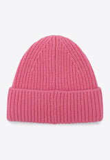 Acne Studios Rhinestone Face Wool Beanie Pink D40016WO/P_ACNE-CKQ