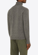 Drumohr Turtleneck Wool Sweater Gray D4W404NWO/N_DRUMH-670