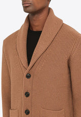 Drumohr Knitted Wool Cardigan Beige D5M419PNWO/N_DRUMH-538