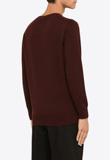 Drumohr Cashmere Pullover Sweater Burgundy D7K103WS/N_DRUMH-395