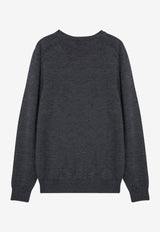 Drumohr Wool Crewneck Sweater Gray D7M103WO/P_DRUMH-671