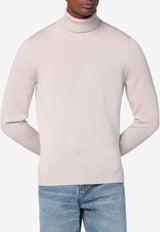Drumohr Wool High-Neck Sweater Dove D7M104LWO/R_DRUMH-130