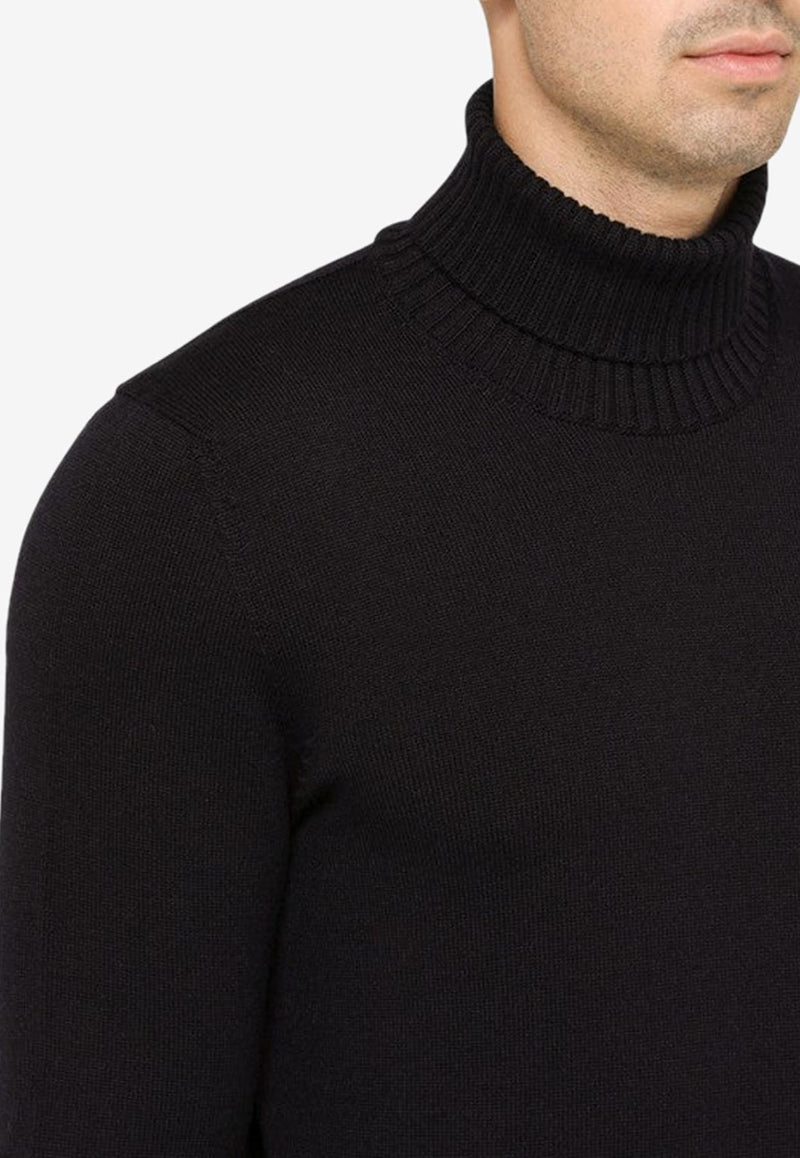 Drumohr Turtleneck Wool Sweater  Blue D7M104WO/N_DRUMH-785