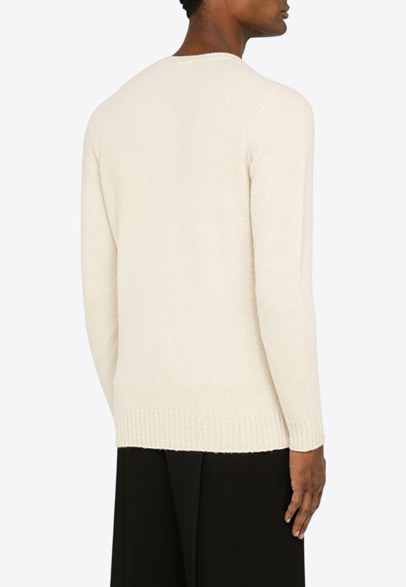 Drumohr Knitted Wool Sweater White D8W103GWO/N_DRUMH-125