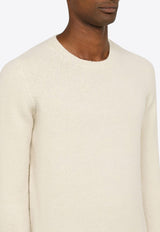 Drumohr Knitted Wool Sweater White D8W103GWO/N_DRUMH-125