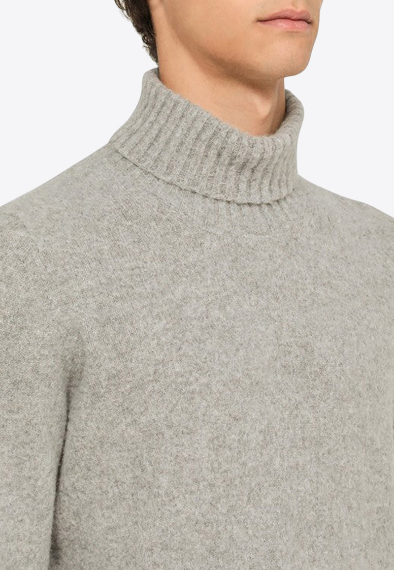 Drumohr Wool Turtleneck Sweater D8W104GWO/N_DRUMH-620 Gray