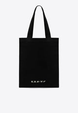 Rick Owens DRKSHDW Logo Canvas Tote Bag Black DA02E7431BMOEM6/R_DARKS-0908