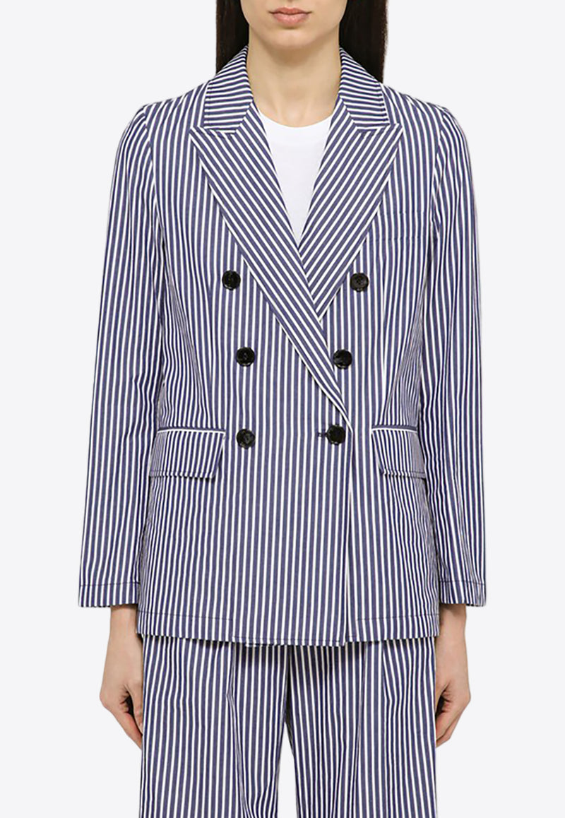 Department 5 Ari Double-Breasted Striped Blazer Blue DC0392TF0232/O_DEPAR-888