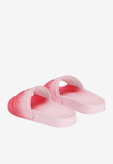 Dolce & Gabbana Kids Girls Ombré Rubber Slides Pink DD0320 A5631 8L171