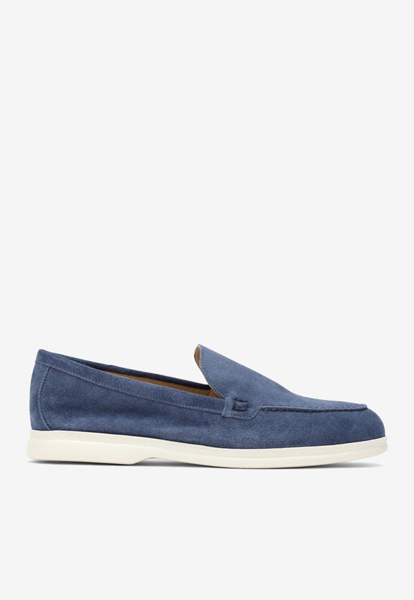 Doucal's Suede Leather Loafers Blue DD8400ARTHUY229/M_DOUCA-B08