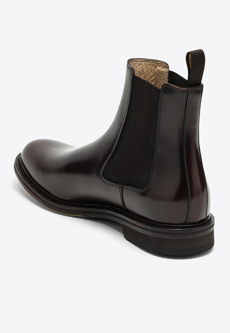 Doucal's Leather Chelsea Boots Brown DD8591SIENUF228/N_DOUCA-TM04