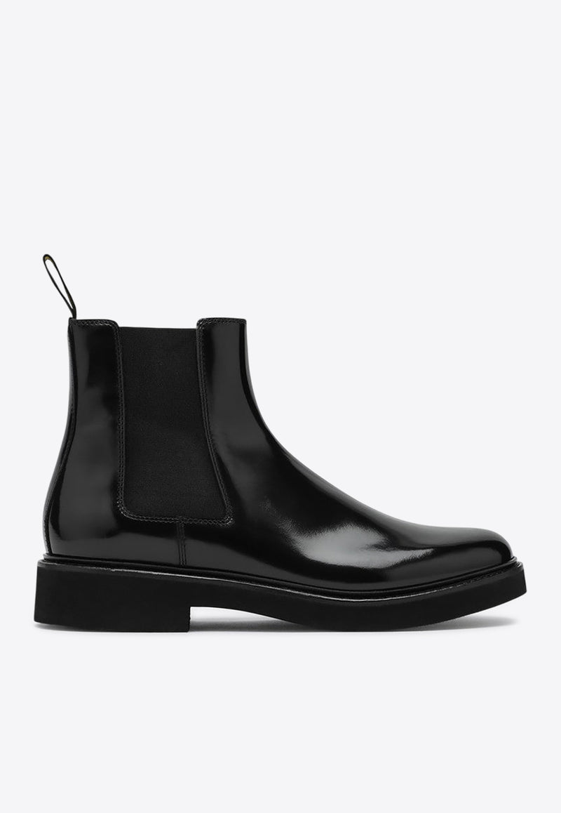 Doucal's Leather Chelsea Boots Black DD8591VERSUF255/P_DOUCA-NN00