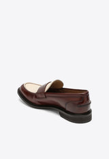 Doucal's Classic Two-Tone Leather Loafers Brown DD8594PHONPZ701/O_DOUCA-TM24