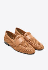 Doucal's Woven Leather Loafers Brown DD8686MAENUZ246/O_DOUCA-NC06