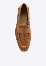 Doucal's Woven Leather Loafers Brown DD8686MAENUZ246/O_DOUCA-NC06