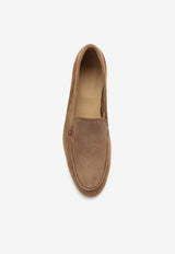 Doucal's Suede Slip-On Loafers DD8705ARTHUY229/O_DOUCA-IC32 Brown
