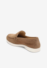 Doucal's Suede Slip-On Loafers DD8705ARTHUY229/O_DOUCA-IC32 Brown