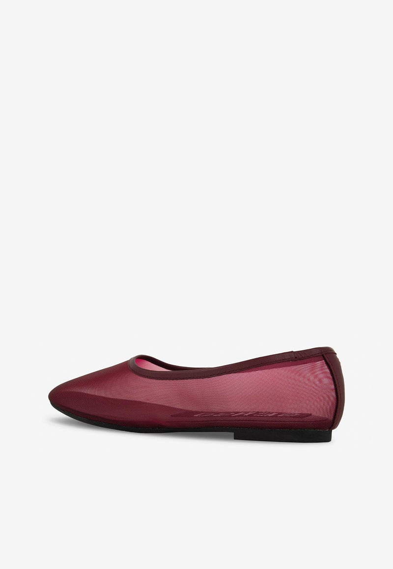 SENSO Dena Mesh Ballet Flats Crimson DENA_RED