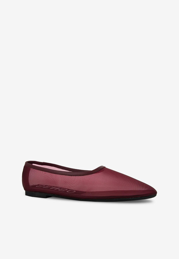 SENSO Dena Mesh Ballet Flats Crimson DENA_RED