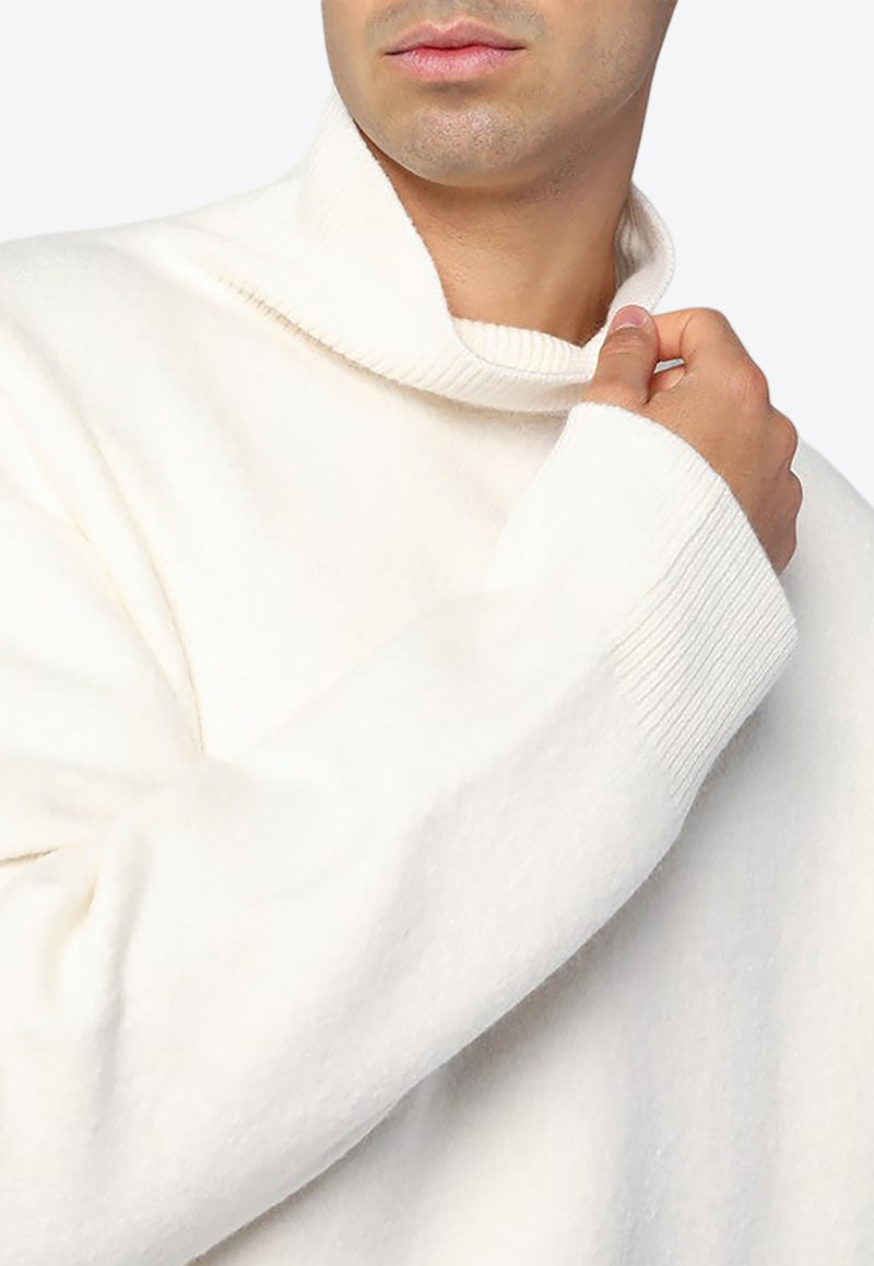 Studio Nicholson Turtleneck Knitted Wool Sweater Ivory DENBY1207/P_STUNI-DO