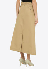 Sportmax Deserto Wrap-Around Midi Skirt Beige DESERTOCO/O_SPORM-001