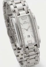 DELMA Mother of Pearl with Diamonds 34 mm Watch Silver DELMPD34W_TH