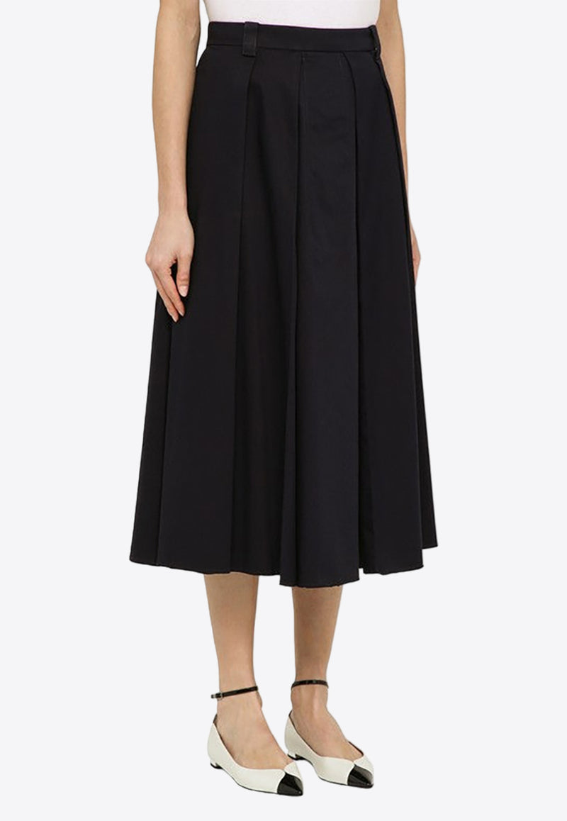 Department 5 Flounced Henrique Midi Skirt Blue DG0292TS0050/O_DEPAR-816