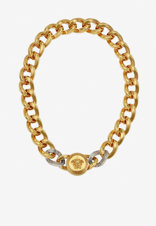 Versace Medusa Chain-Link Necklace DG16949-DJMT-KOT